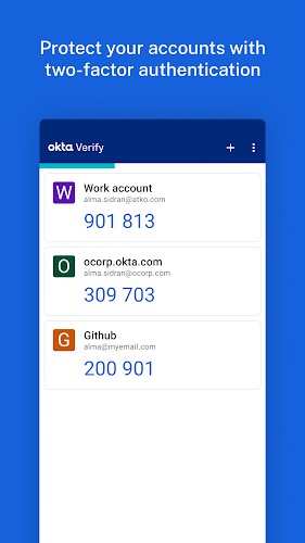 Okta Verify Ekran Görüntüsü 1