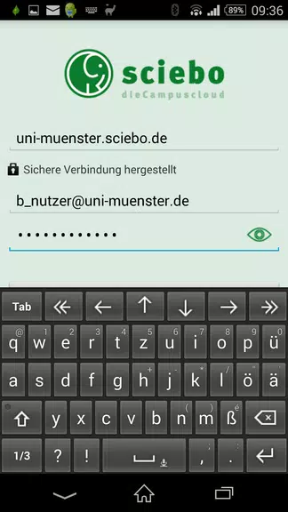 sciebo Screenshot 0