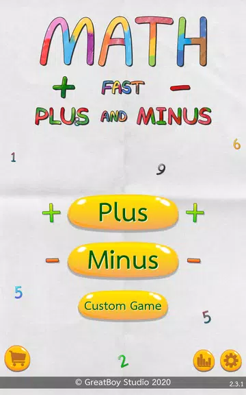 Math Fast Plus and Minus 螢幕截圖 0