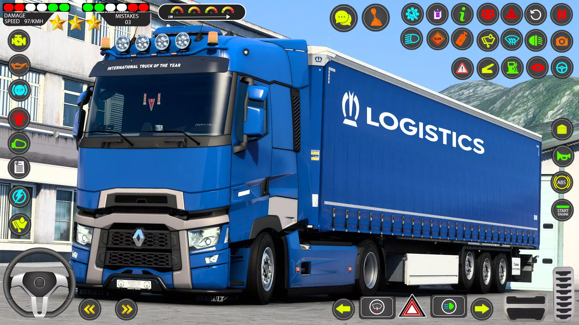 Euro Truck Games Sim 3d ภาพหน้าจอ 2