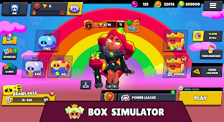 Box Simulator Mandy Brawl Star ဖန်သားပြင်ဓာတ်ပုံ 1