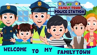 My Family Town - City Police Ảnh chụp màn hình 0