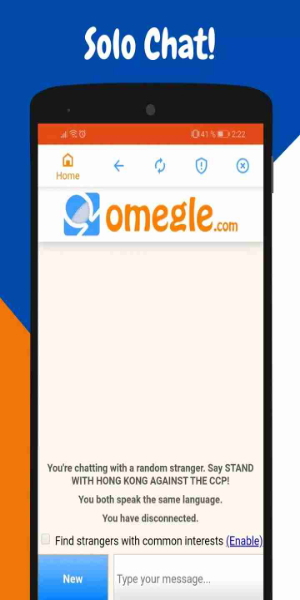 Omegle : Talk to Strangers ภาพหน้าจอ 2