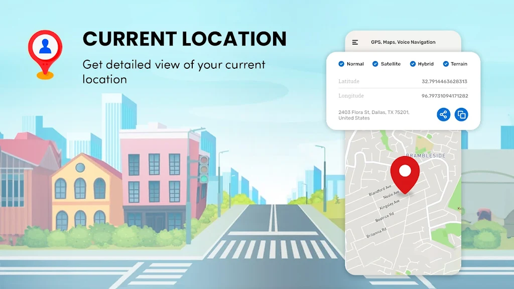 Карты, GPS и маршруты проезда Скриншот 2