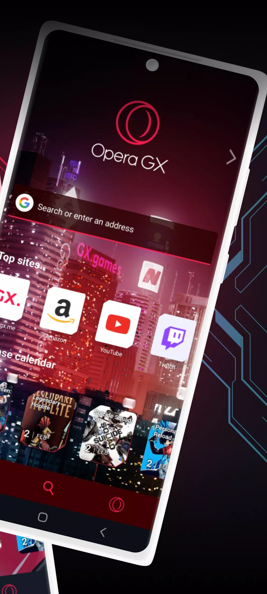 Opera GX Ảnh chụp màn hình 1
