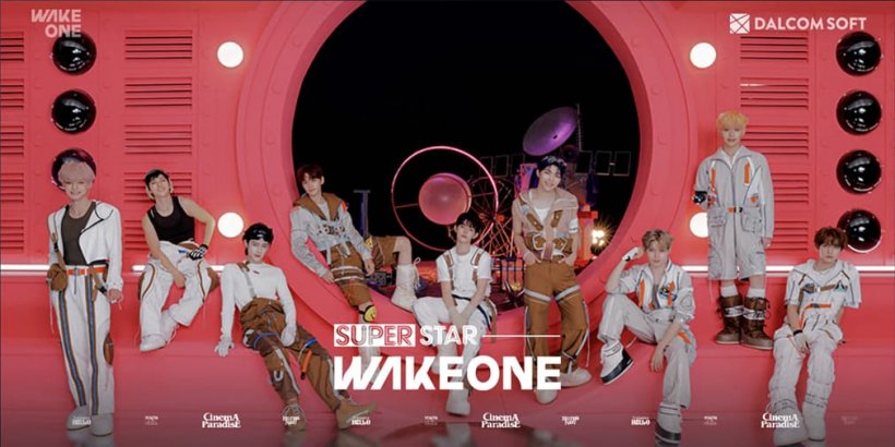 Superstar Wakeone 让您在这款流畅的节奏游戏中演奏著名韩国流行乐队的热门曲目