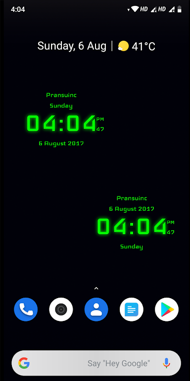 Digital Clock Tangkapan skrin 0