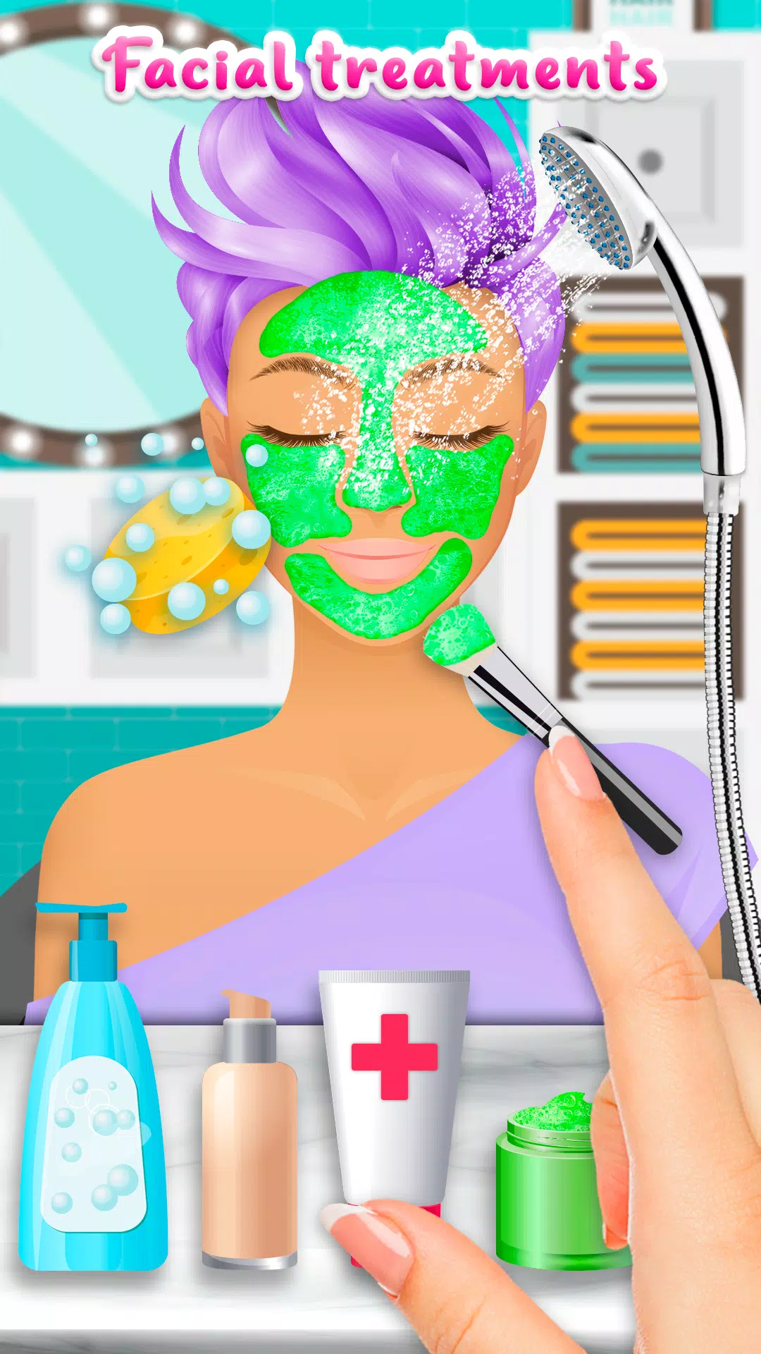 Makeup Beauty Salon Game Girls Ekran Görüntüsü 1