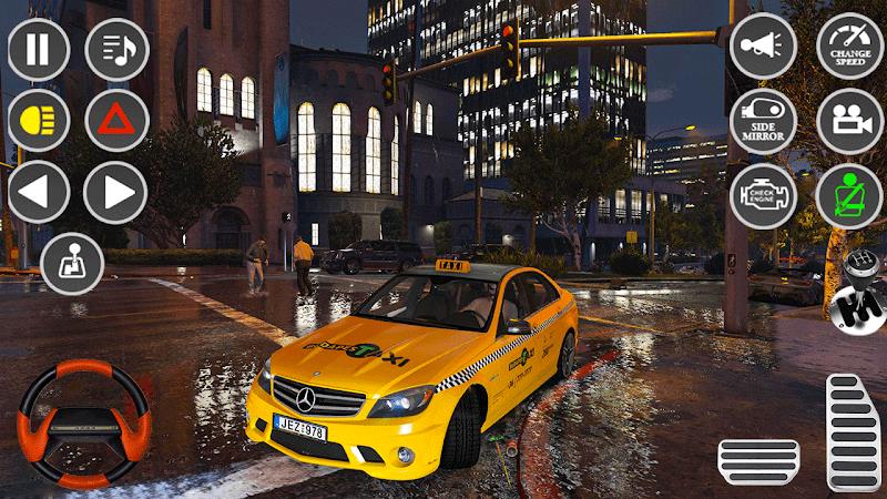 US Prado Car Taxi Simulator 3D Captura de tela 0