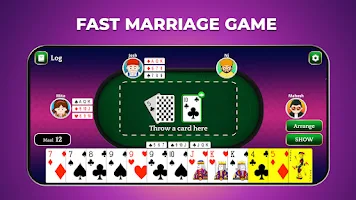 Marriage Card Game ဖန်သားပြင်ဓာတ်ပုံ 1