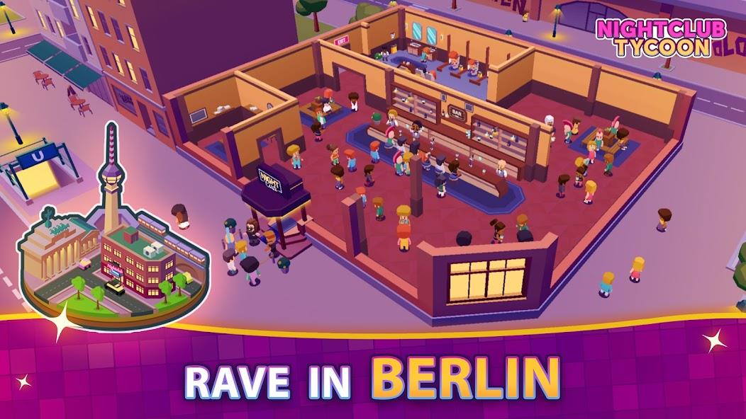 Nightclub Tycoon: Idle Manager Mod Ekran Görüntüsü 1