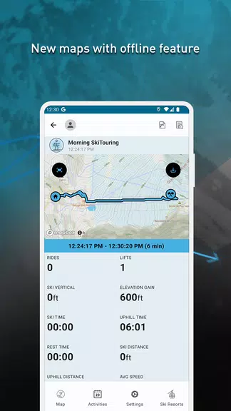 SkiPal - Accurate Ski Tracks 스크린샷 3