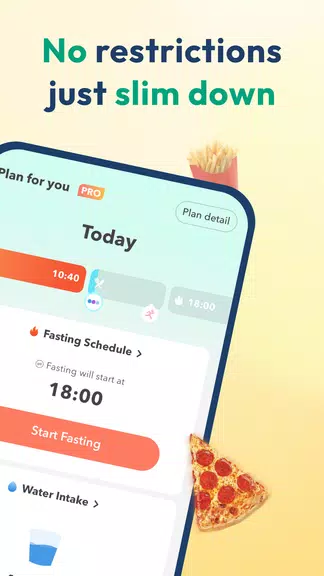 Litely: Fasting Plan & Tracker 螢幕截圖 1