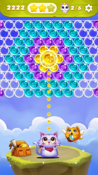 Bubble Cat Shooter ဖန်သားပြင်ဓာတ်ပုံ 2