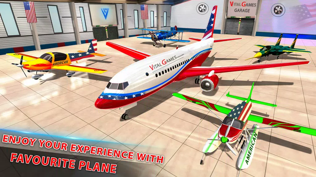 US Pilot Flight: Plane Games Ảnh chụp màn hình 2