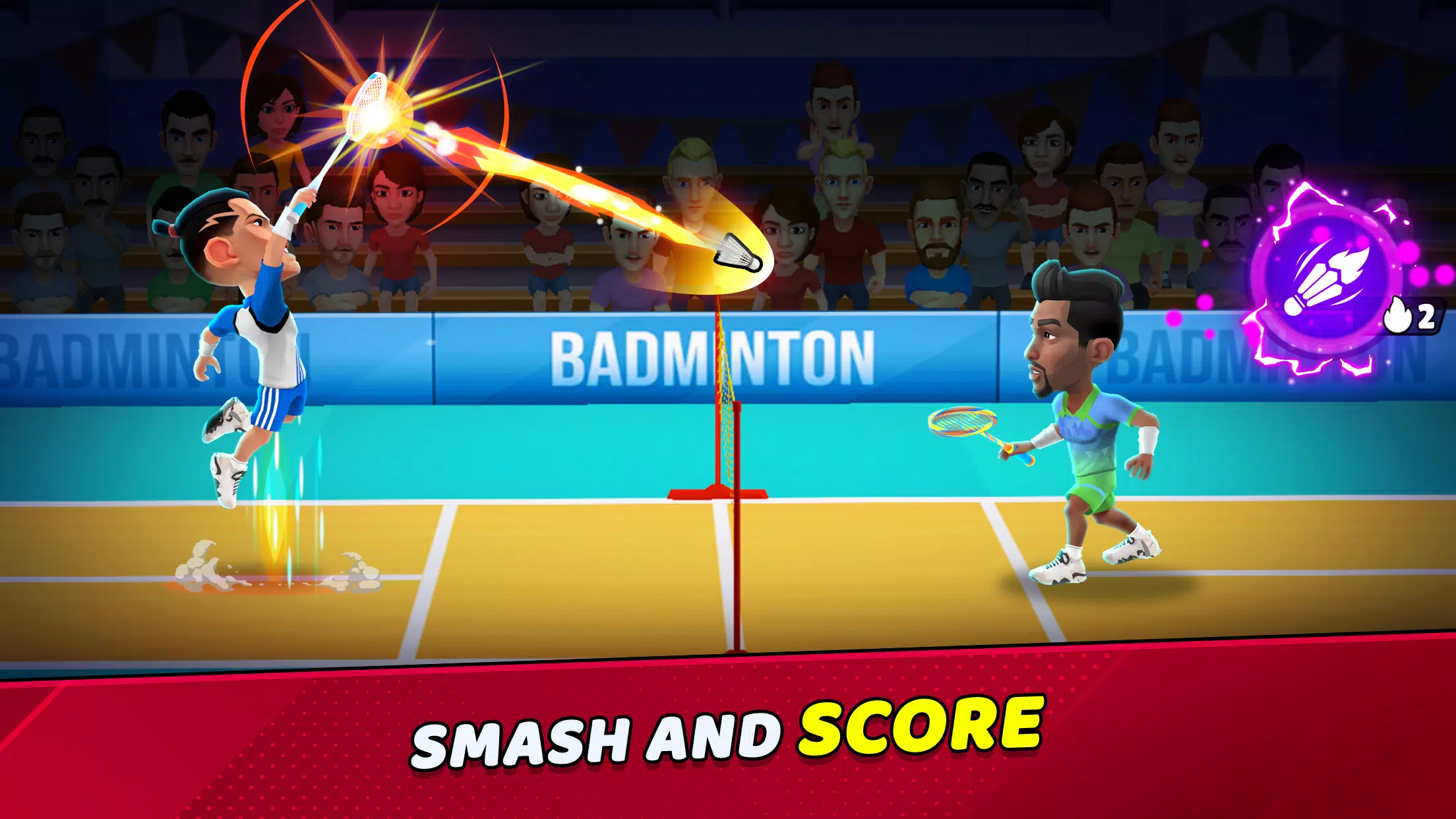 Badminton Clash 3D Скриншот 0