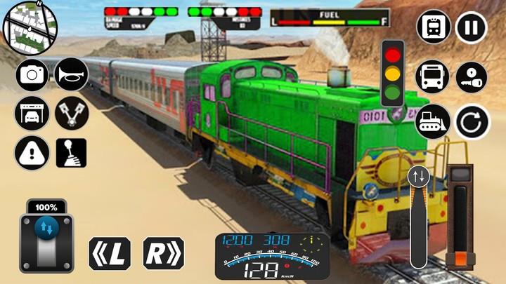 Indian Train Racing Games ဖန်သားပြင်ဓာတ်ပုံ 3