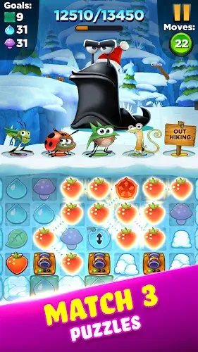 Best Fiends - Match 3 Games Скриншот 1