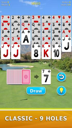 Golf Solitaire Capture d'écran 2