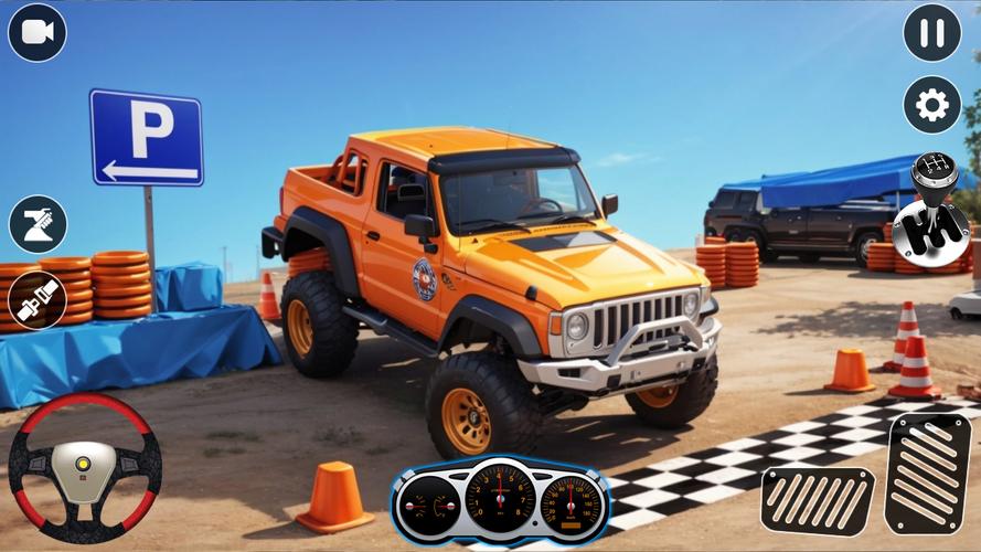 Offroad 4x4 Jeep Driving Games Captura de tela 2