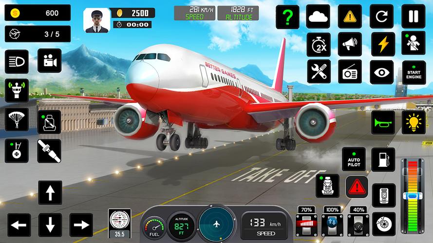 Flight Simulator : Plane Games应用截图第2张