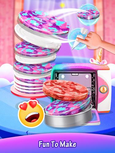 Galaxy Unicorn Cake 螢幕截圖 1