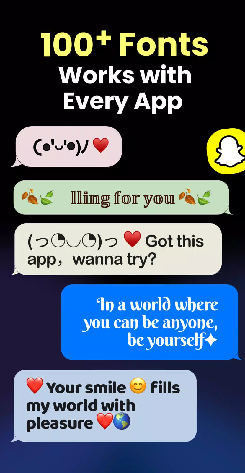 Fonts Keyboard Themes & Emoji 螢幕截圖 1