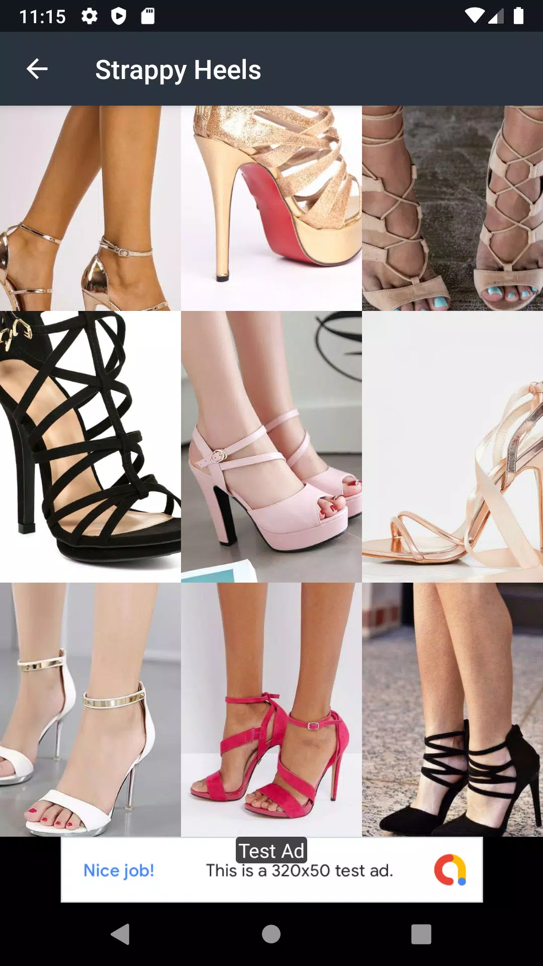 Strappy Heels Ideas Ảnh chụp màn hình 1