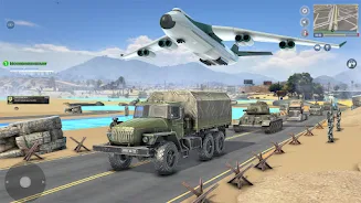 Army Vehicle Cargo: Truck Game Скриншот 1