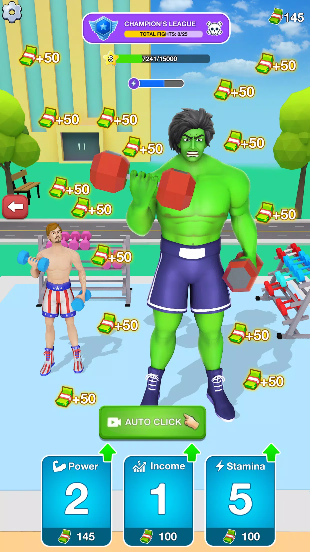 Gym Clicker Hero: Idle Muscles Tangkapan skrin 0