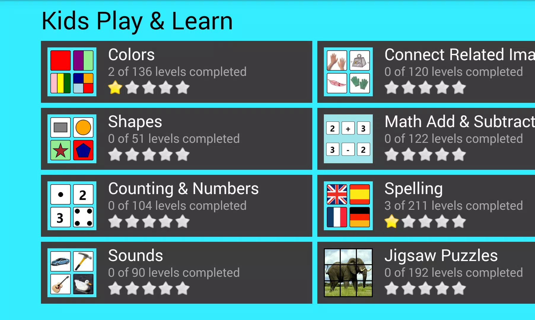 Kids Play & Learn 螢幕截圖 0