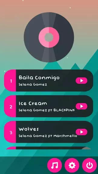 Selena Gomez Piano Tiles Game Ảnh chụp màn hình 0