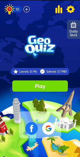 Geo Quiz: World Geography, Map Zrzut ekranu 0