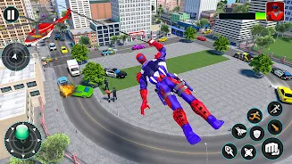 Spider Rope Hero Flying Games ภาพหน้าจอ 2