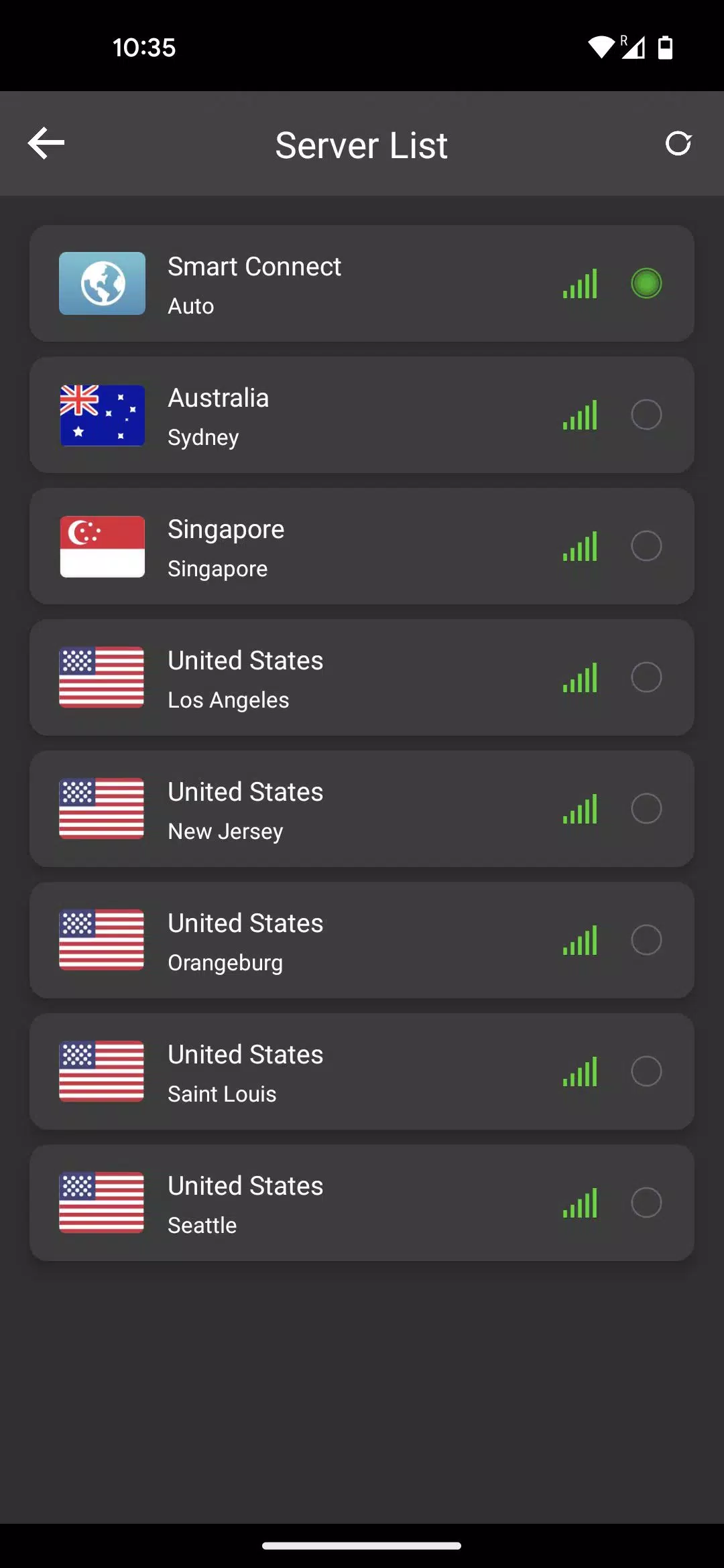 OraVPN 스크린샷 1