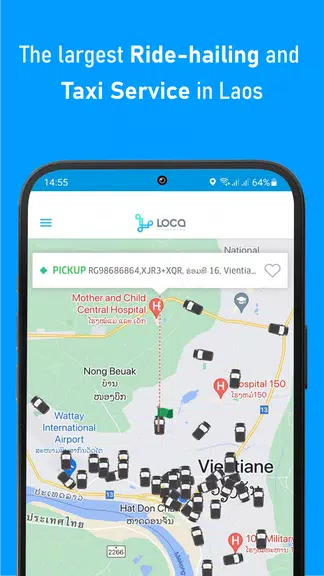 LOCA - Lao Taxi & Super App Captura de pantalla 1