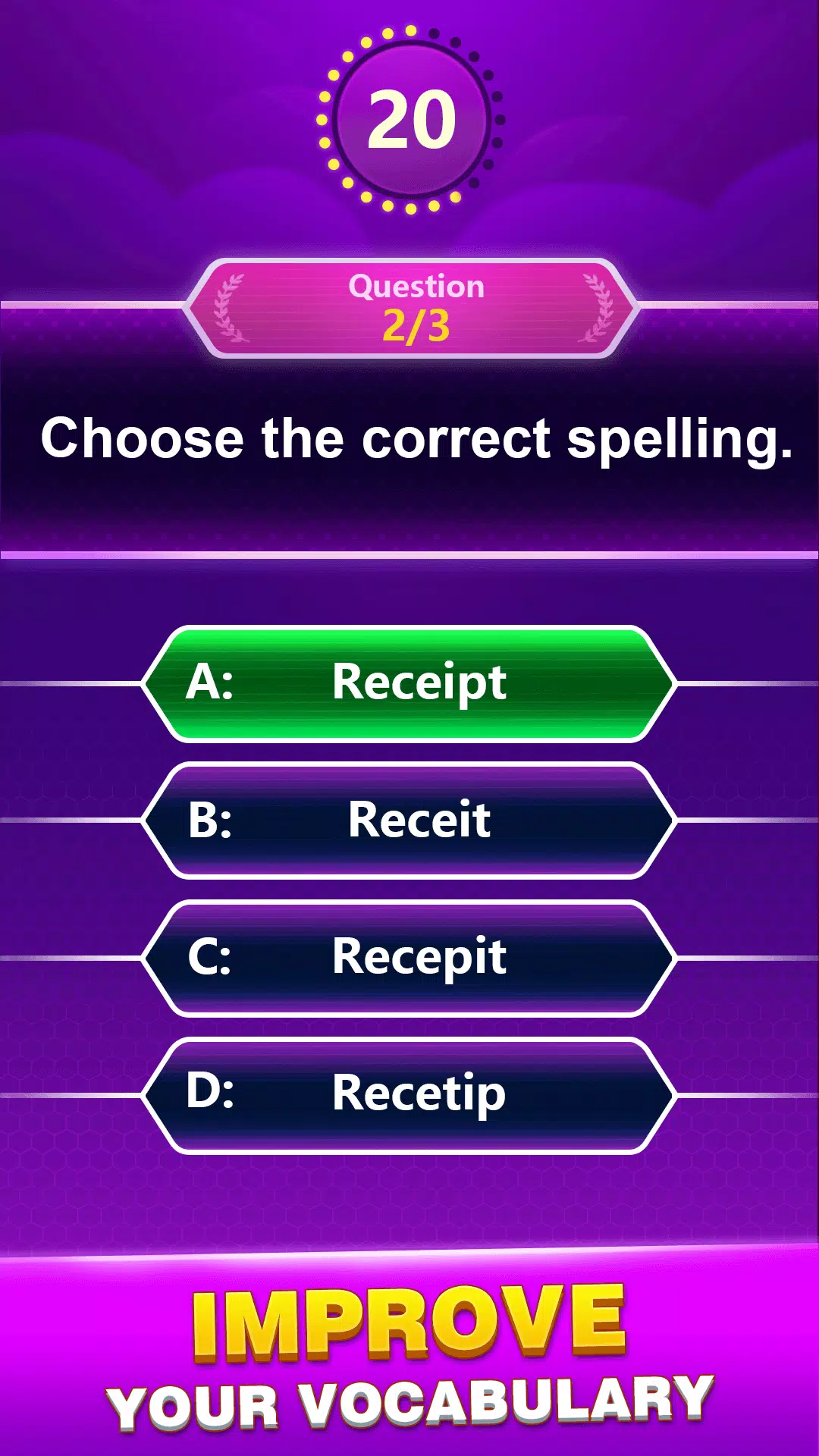 Spelling Quiz ภาพหน้าจอ 3