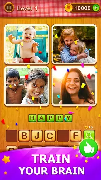 4 Pics Guess Word -Puzzle Game ภาพหน้าจอ 0