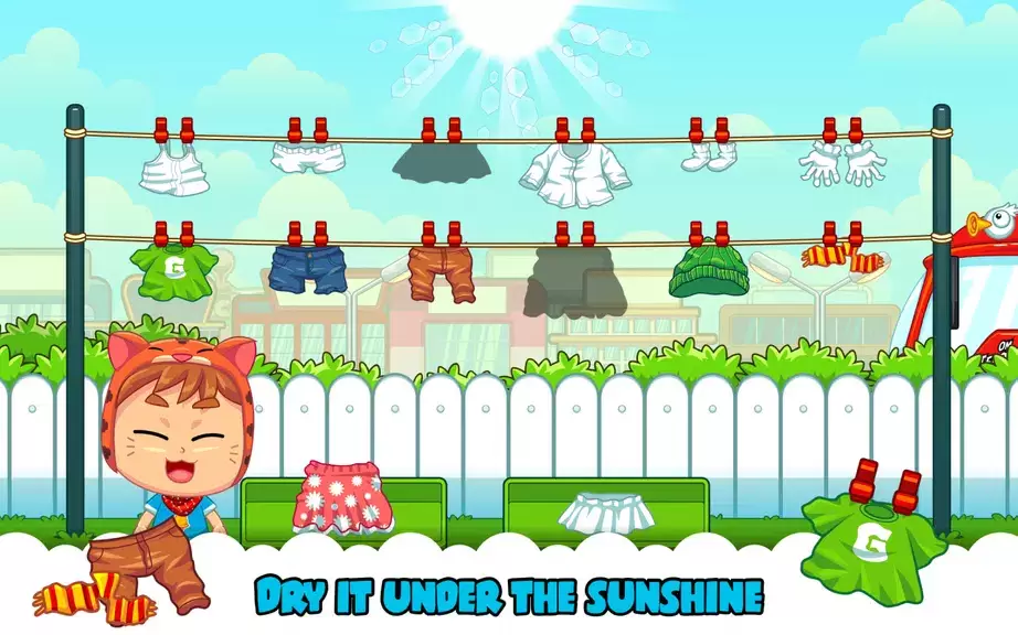 Marbel Laundry - Kids Game Zrzut ekranu 3