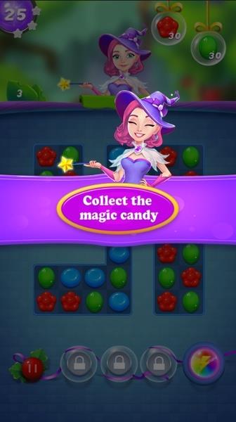 Schermata Candy Witch Match 3 Puzzle 0