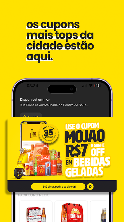 Jão Delivery de Bebidas Tangkapan skrin 2