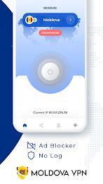 VPN Moldova - Get Moldova IP Screenshot 1