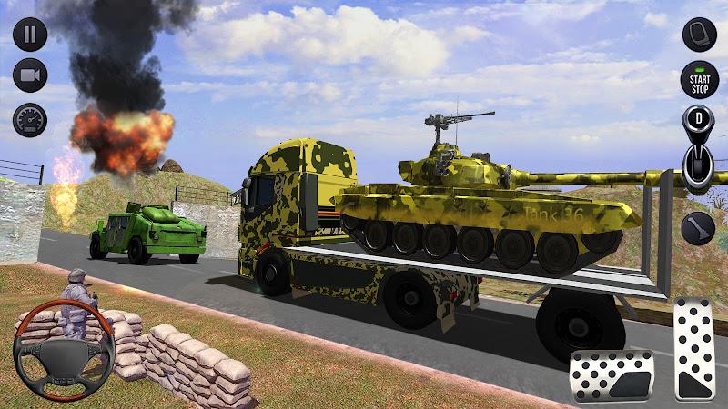 Army Delivery Truck Games 3D 螢幕截圖 2