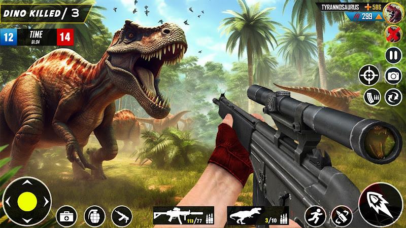 Wild Dinosaur Hunting Game应用截图第1张