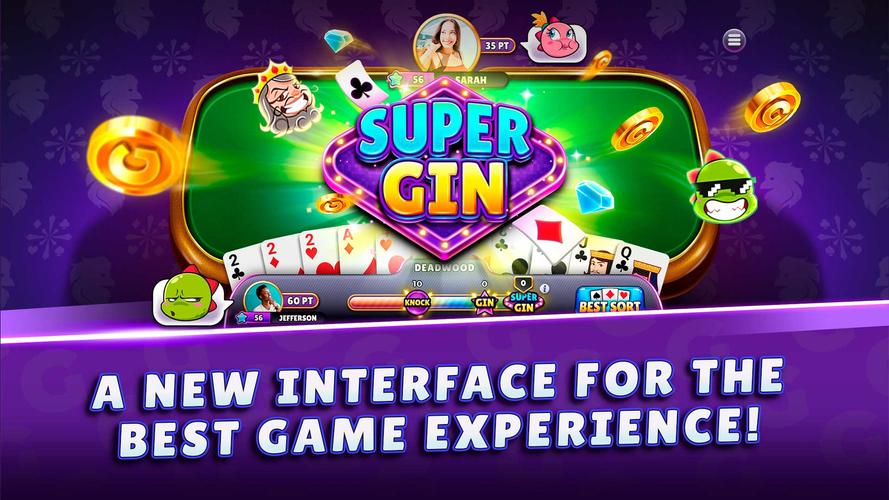 Gin Rummy Super - Card Game 螢幕截圖 2
