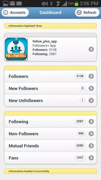 Followers+ for Twitter ဖန်သားပြင်ဓာတ်ပုံ 0