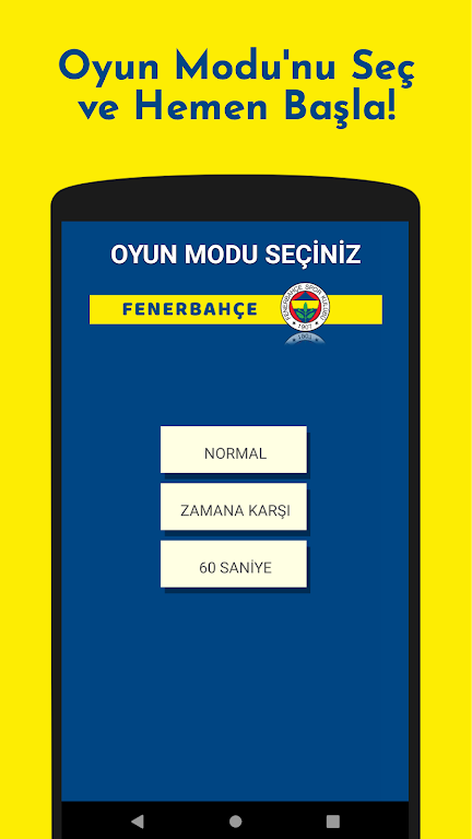Fenerbahçe Futbolcu Kart Eşleştirme Oyunu ภาพหน้าจอ 1