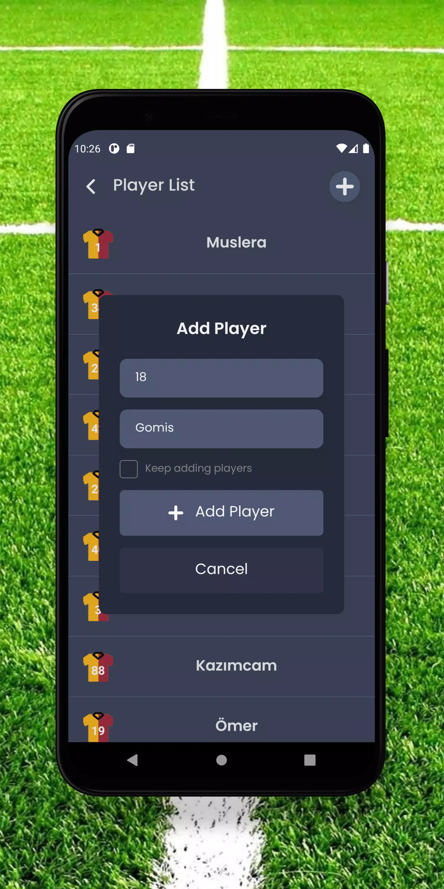 Lineupper - Lineup Builder Zrzut ekranu 3