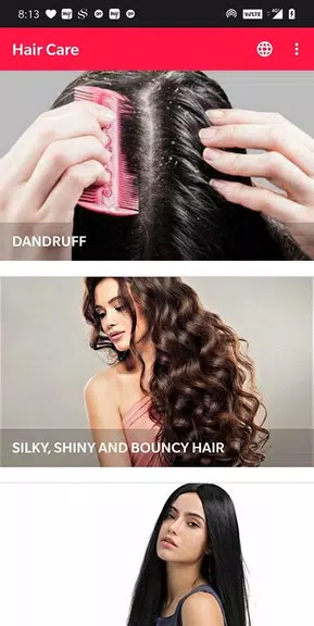 Hair Care - Dandruff, Hair Fal Schermafbeelding 0