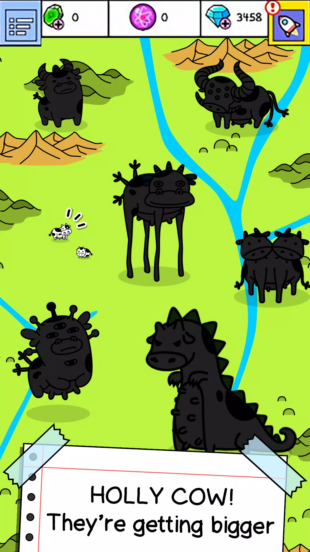 Cow Evolution: Idle Merge Game 螢幕截圖 3